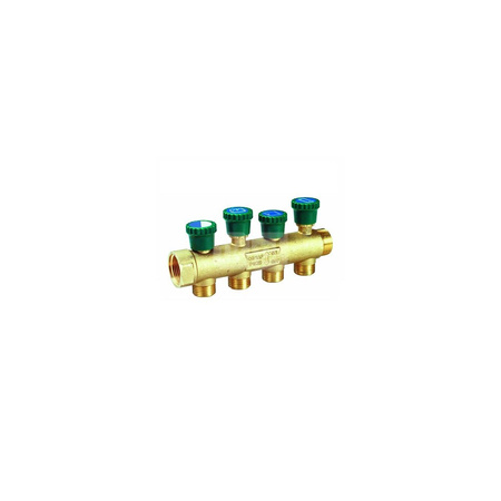 Rozdzielacz hydrauliczny COMAP M22 GW x GZ, odgałęzień: 2 (3/4'') + zawory odcinające