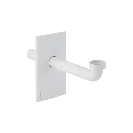 Króciec podłączeniowy syfonu podtynkowego do umywalek