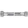 Wąż przyłączeniowy elastyczny FERRO z oplotem (stal), GW x GW, 1/2'' x 3/8'', długość 20 mm