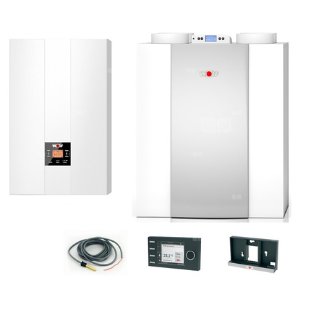 Pakiet - Kocioł gazowy jednofunkcyjny WOLF FGB-24 kondensacyjny wiszący 5.3 - 20.7 kW + Czujnik c.w.u. + RegulatorBM-2