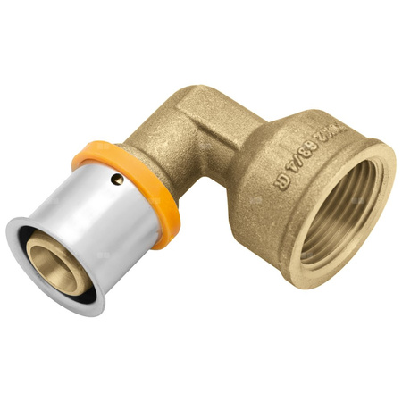 Kolano 90' mosiężne GW ultraPRESS - 20 Rp3/4"