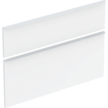 Zestaw frontów szuflad do szafki pod umywalkę GEBERIT, kol. biały wysoki połysk szer.900 mm