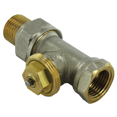 Zawór grzejnikowy termostatyczny COMAP R809 prosty, połączenie 1/2'' (niklowanie)