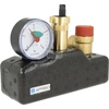 Zespół przyłączeniowy AFRISO KSG 1'' GW x GW, max. 3 bar + wskaźnik ciśnienia