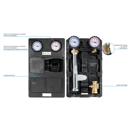 Grupa pompowa AFRISO PrimoTherm K 180-1 DN 25 GZ x GW 1 1/2'' x 1''