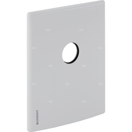 Płytka przykrywająca Geberit z tworzywa sztucznego, do syfonu podtynkowego do umywalki: Biały-alpin