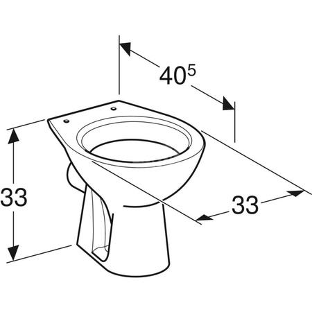Miska WC stojąca GEBERIT Bambini