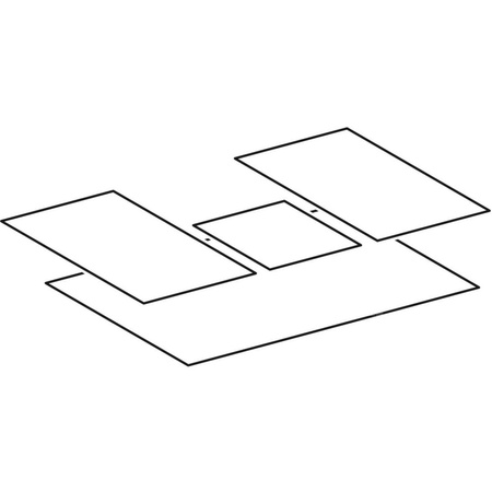 Mata antypoślizgowa Geberit do dolnej szafki pod umywalkę Xeno²: Szerokość umywalki=60cm