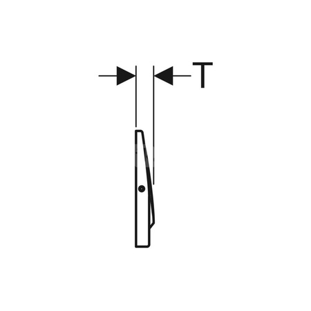 Zestaw popychaczy Geberit do spłuczki podtynkowej Sigma