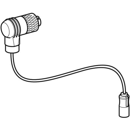 Kabel przyłączeniowy wewnętrznego czujnika przepływu do spłuczki podtynkowej, zw