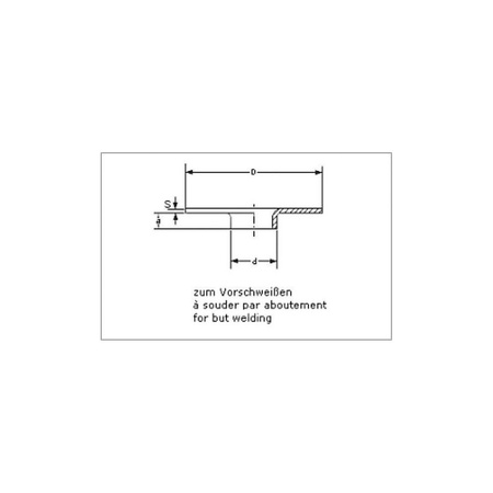 Przejściówka SANHA WBS V redukcja, Cu, 88 mm x 42 mm (kołnierz x lut zewnętrzny)