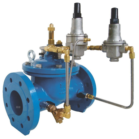 Zawór pierwszeństwa (do automatycznej redukcji i stabilizacji ciśnienia za zaworem wraz z funkcją priorytetową), typ C104, Pnom 2,5 Mpa DN 50