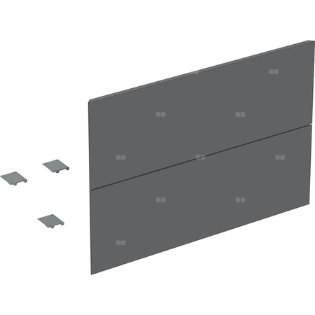Zestaw frontów szuflad (2 szt.) do dolnej szafki pod umywalkę z dwoma szufladami GEBERIT ONE, kol. lava matowy szer.750 mm