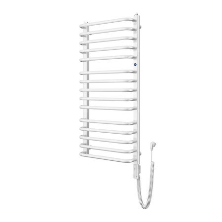 Grzejnik elektryczny (suszarka) INSTAL-PROJEKT BOLERO ELECTRO, wym. 1650 (1755 z grzałką)/500 mm, kolor biały połysk,  moc 900 W