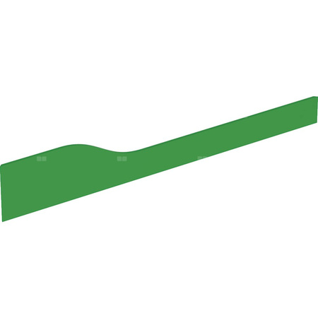 Osłona dekoracyjna Geberit Bambini przednia, do umywalki dla dzieci, do czterech baterii umywalkowych, niższa umywalka po prawej stronie: Zielony Varicor nr 229 / Matowy