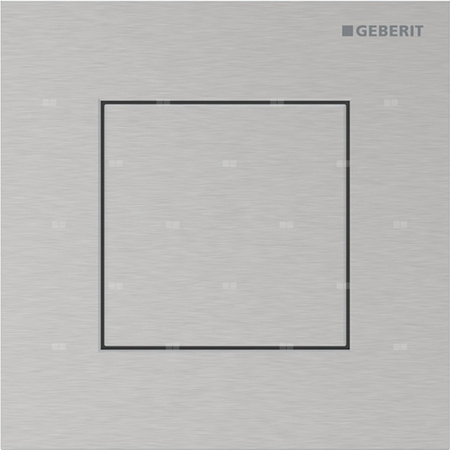 Pneumatyczny zawór spłukujący Geberit do pisuaru, ręczny, Typ 40, stal nierdzewna, prostokątny