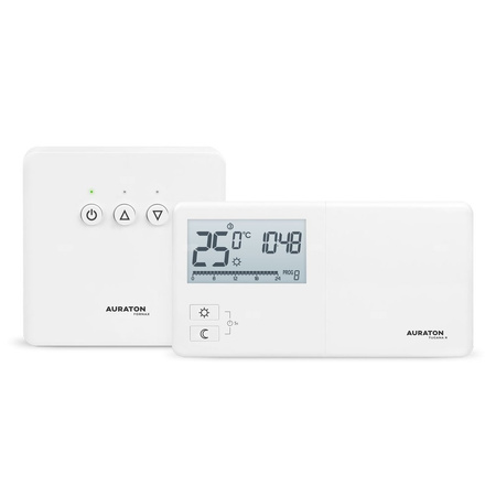 AURATON Tucana SET - Tygodniowy, bezprzewodowy regulator temperatury ze sterownikiem urządzenia grzewczego (zestaw)