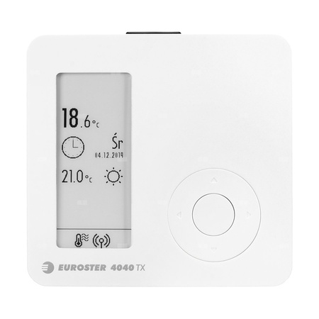 Regulator temperatury Euroster E4040TXC6 do współpracy z modułem C6RX