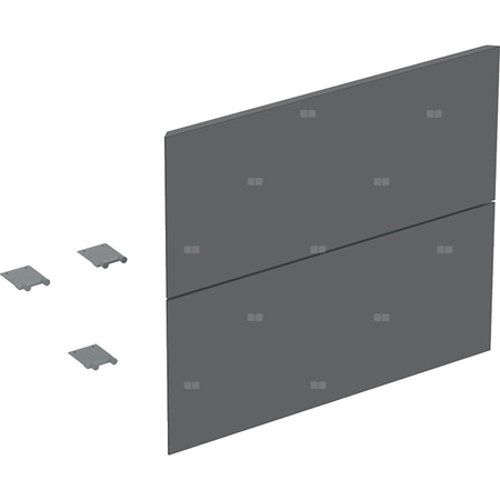 Zestaw frontów szuflad (2 szt.) do dolnej szafki pod umywalkę z dwoma szufladami GEBERIT ONE, kol. lava matowy szer.600 mm