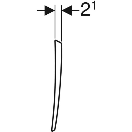 Pokrywa pisuaru Geberit Pareo: Wolne opadanie=Nie, Biały