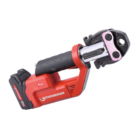 Zaciskarka ROMAX Compact TT, zestaw szczęk zaciskowych MaxiPro 1/4"-1 1/8", akumulator 2.0 Ah/18 V, ładowarka UE w ROCASE