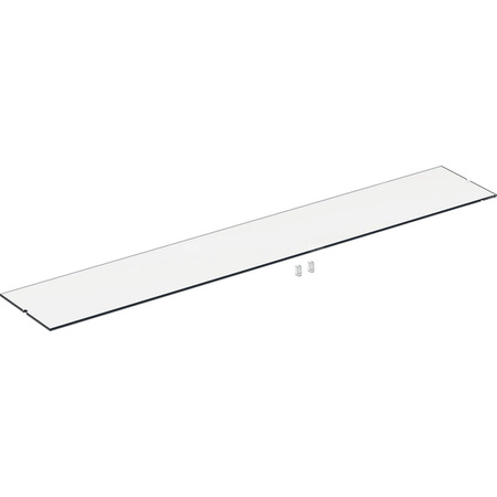 Szklana półka do wnęki na szafkę z lustrem Geberit ONE (od roku produkcji 2021): Szerokość znamionowa=75cm