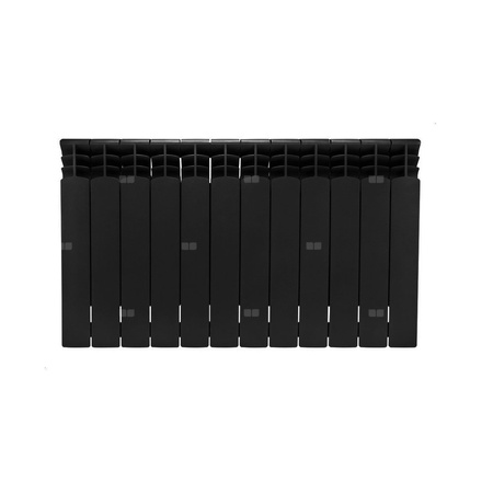 Grzejnik aluminiowy ścienny G500F/12 czarny