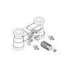Adapter do siłowników ARM ProClick na zawory: PAV K32, K33, K34