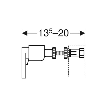 Zestaw warstw pokrycia do wspornika dystansowego Geberit Duofix (2 szt.)