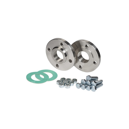 Zestaw przeciwkołnierzy stal nierdzewna, przył. DN 25 dł.210mm szer.155mm X2-DN25-PN25-316L-PW WILO