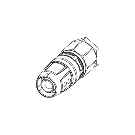 Złączka TECE logo trzyczęściowy, mosiądz, 16 mm (pz x pz)