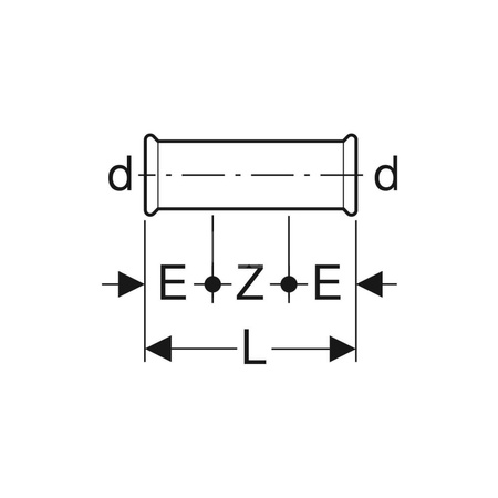 Uszczelka Geberit Mapress FKM, niebieska d18