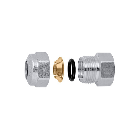 Złączka z gwintem wewnętrznym, wykończenie: chrom F. 3/8"-10CR