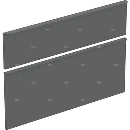Zestaw frontów szuflad do szafki pod umywalkę GEBERIT, kol. lava matowy szer.900 mm