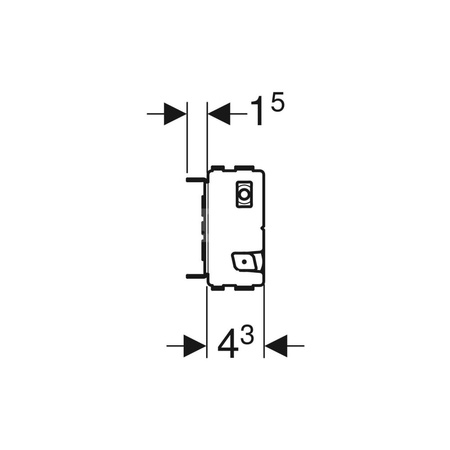 Uchwyt mocujący Geberit