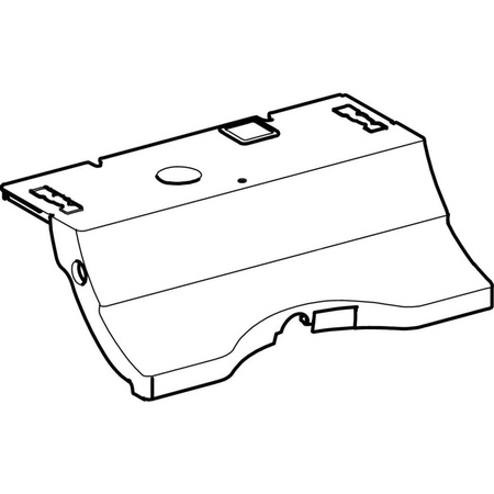 Pokrywa ochronna do Geberit AquaClean Tuma: Biały-alpin