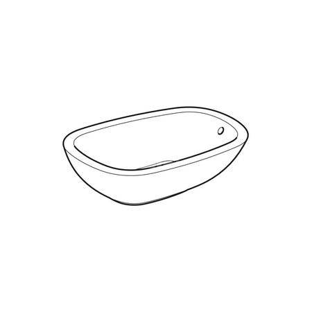 Elementy mocujące Geberit do umywalki stawianej na blat