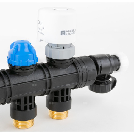 Siłownik termoelektryczny 24 V AC/DC z wył. pomocniczym, NC AFRISO TSA-03 gwint M30x1,5 mm