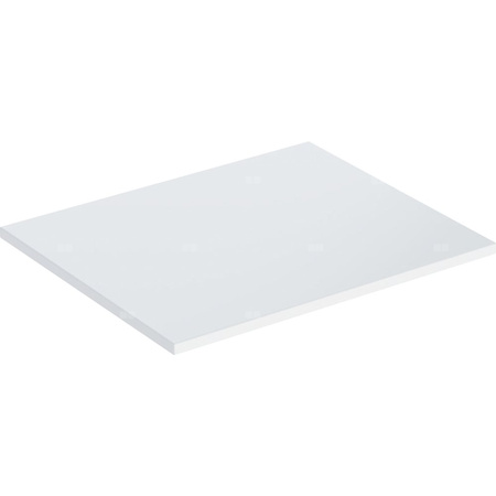 Półka Geberit iCon do elementu bocznego: B=24.6cm, Biały / Lakierowany na wysoki połysk, T=20.2cm