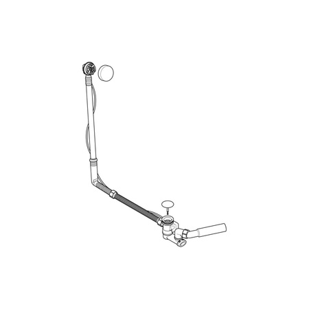 Kolano przyłączeniowe Geberit z nakrętką z PE: d=40-50mm