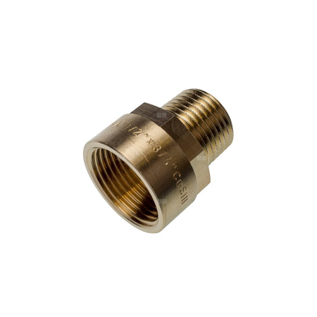 Nypel SANHA PURAFIT redukcja, mosiądz, 3/4'' x 1/2'' (GW x GZ)