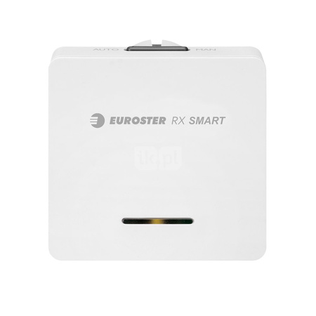 Internetowy, bezprzewodowy regulator temperatury Euroster E4040 Smart, kolor czarny