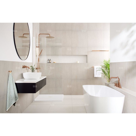 MOZA Bateria umywalkowa podtynkowa, Brushed rose gold PVD