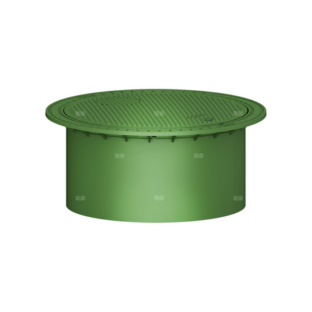 Pokrywa teleskopowa dla ruchu pieszego Mini   (właz PE zielony)