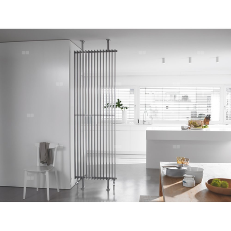 Grzejnik żeberkowy ZEHNDER Excelsior 1800 x 490 mm, kolor biały (RAL 9001), moc 1592 W