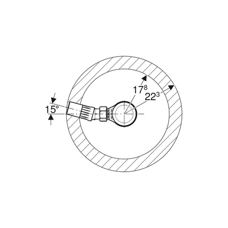 Pokrywa odpływu Geberit d62, do zestawu odpływowego do brodzików: Chrom błyszczący