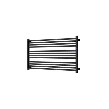 Grzejnik drabinkowy INSTAL-PROJEKT STICK LEVEL, wym. 555 x 1400 mm, kolor czarny/black mat, moc 744W