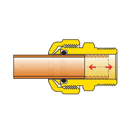 Złączka z gwintem wewnętrznym 3/8"-14