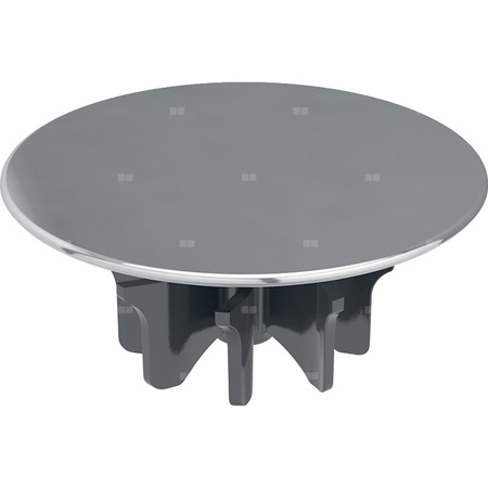 Pokrywa odpływu Geberit do zaworu zestawu odpływowego ze swobodnym przepływem: Materiał=Tworzywo sztuczne, Chrom błyszczący