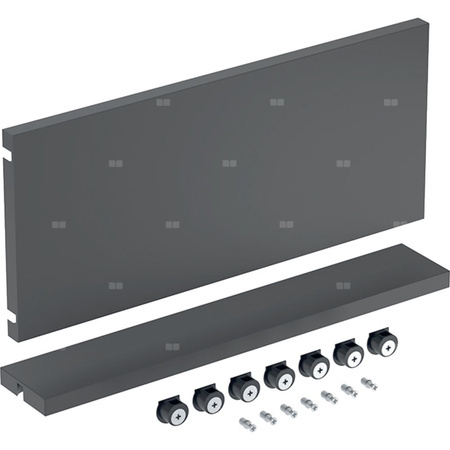 Zestaw serwisowy Geberit do szafki pod umywalkę: Szerokość umywalki=50cm, Lava / Melamina, struktura drewna